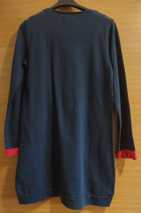 Vestido Algodão Marinho, 11-12A