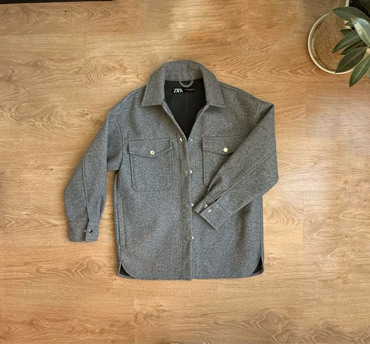 Сіра куртка-піджак Zara