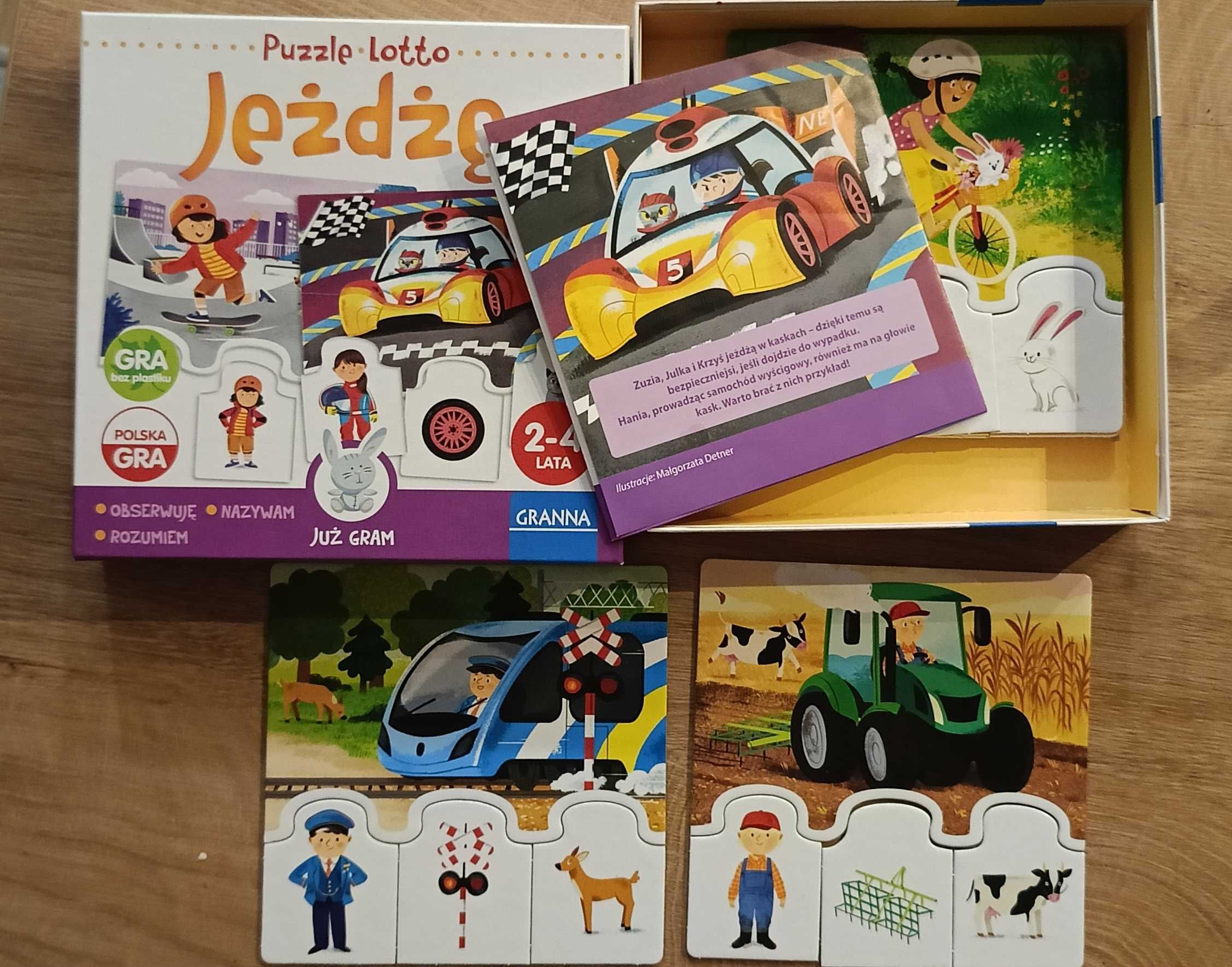 Puzzle lotto Jeżdżę Granna
