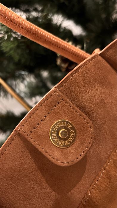 Оригінал Сумка тоут tote bag jw pei hana medium коричневий колір замша