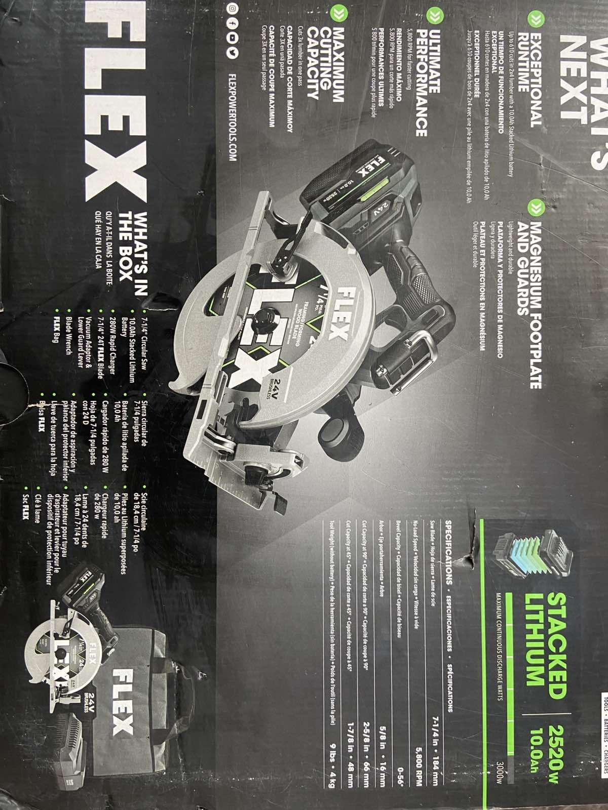 FLEX 24v Circular Saw  FX2141-1J