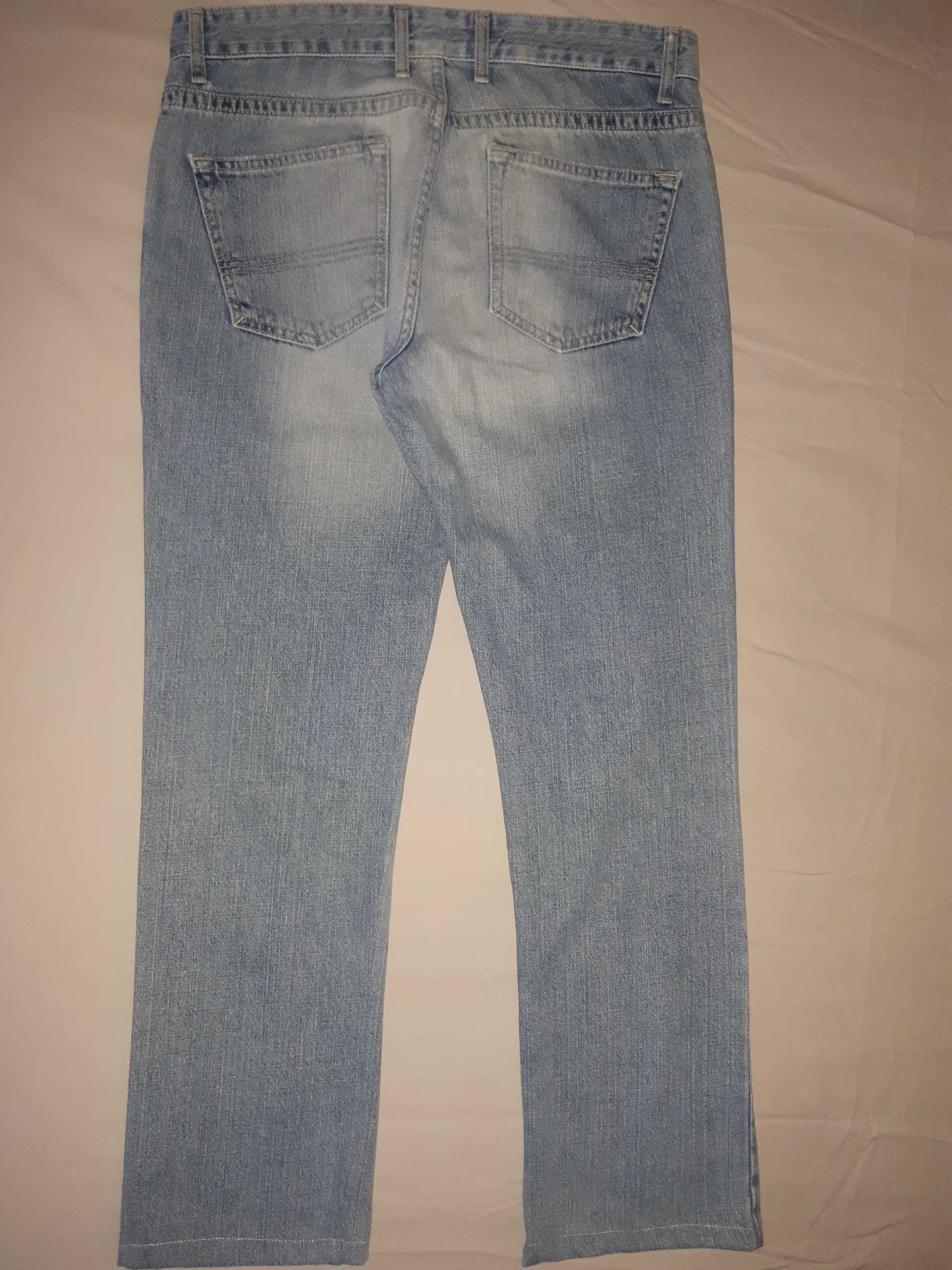 Штаны джинсовые пояс-89 см. длина-100/76 см. брюки