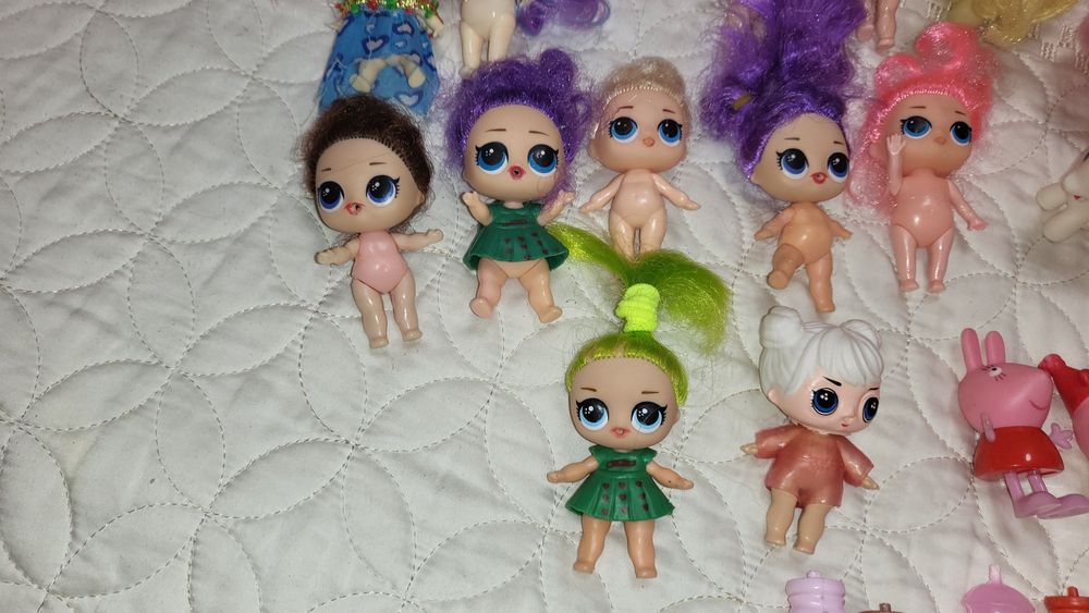 Лола,омг,набір,лот,пакет іграшок для дівчинки,лялька,пеппа,фігурки