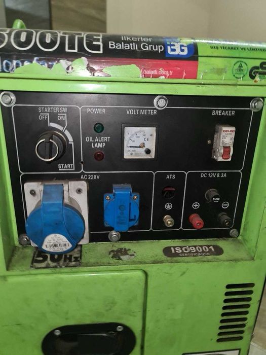 Генератор дизельний закрит.типуRA-J-LD7500TE7,5кВа  Б/У