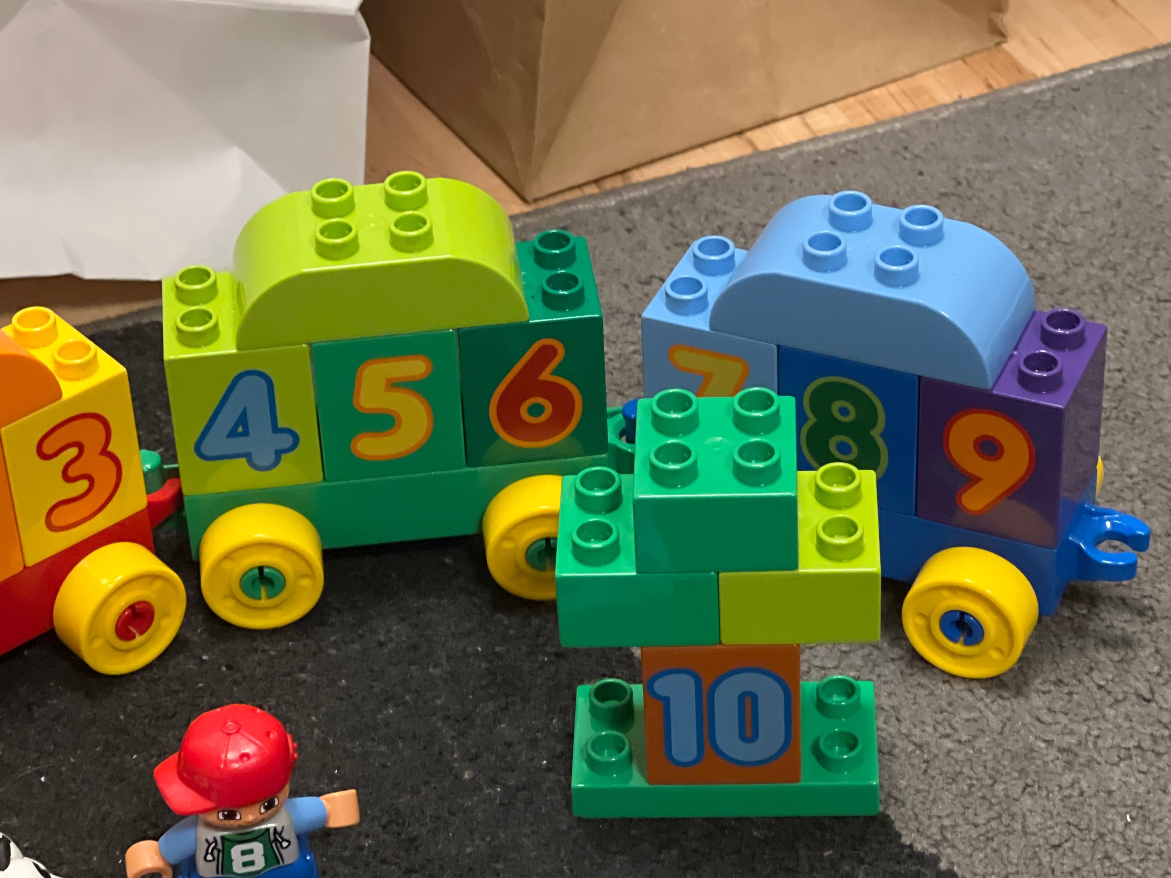 Lego duplo 10558, pociąg z cyferkami.