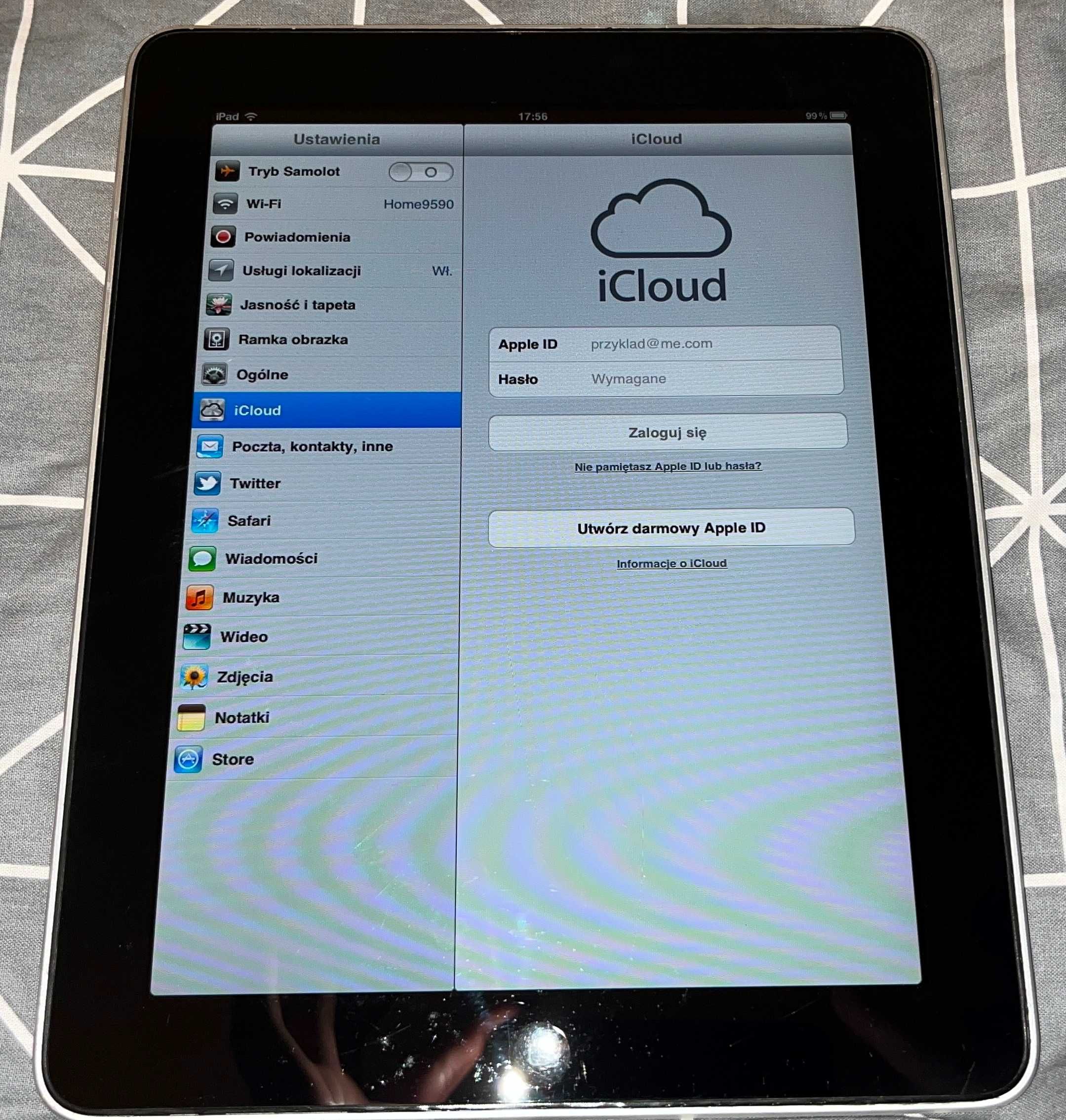 Apple iPad A1219 I-generacji 2010 sprawny bez blokad