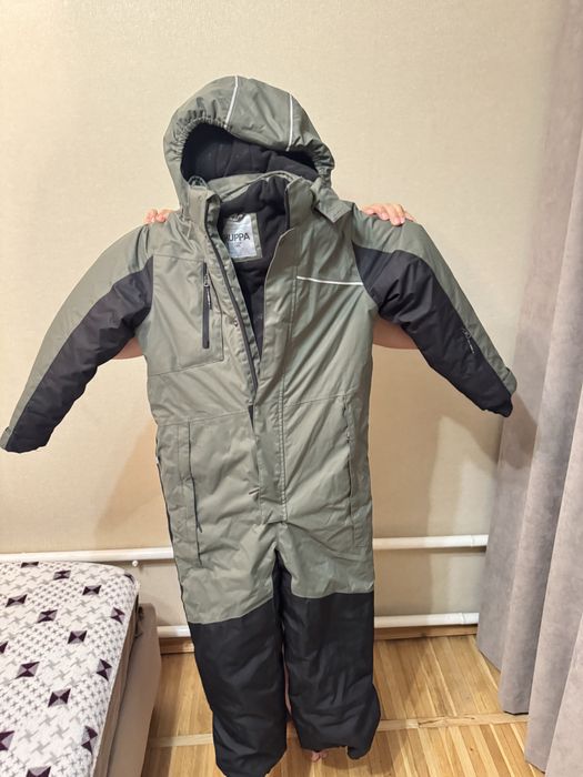 Детский зимний слитный комбинезон для мальчика Huppa Mooley