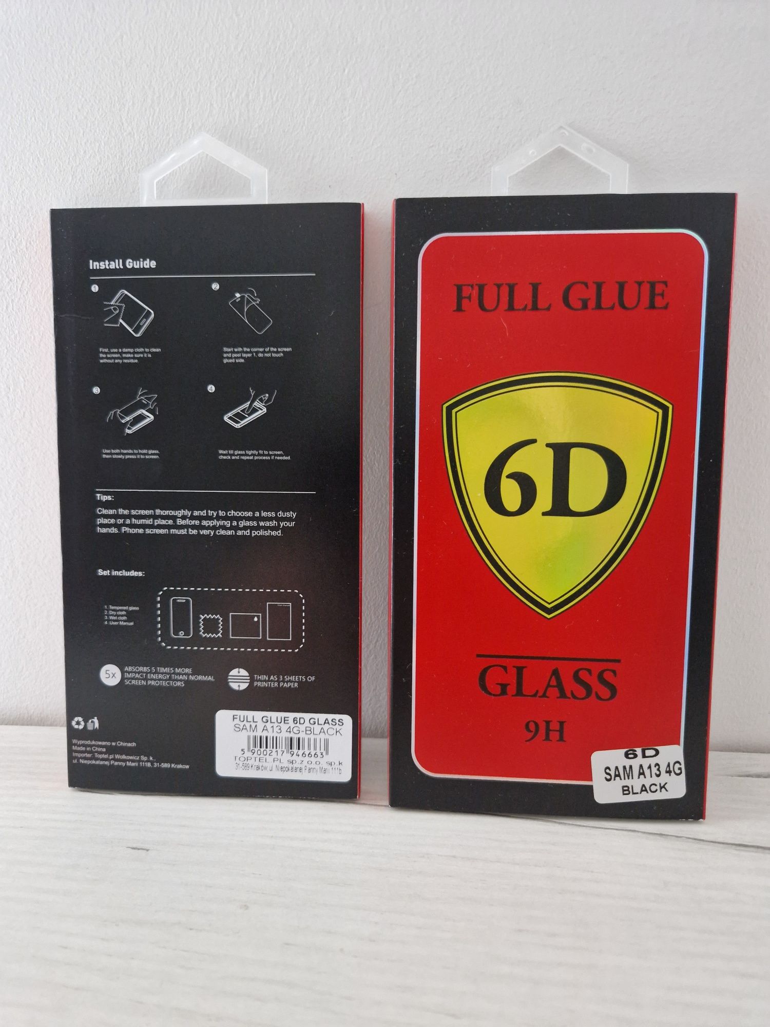 Hartowane szkło Full Glue 6D do SAMSUNG GALAXY A13 4G