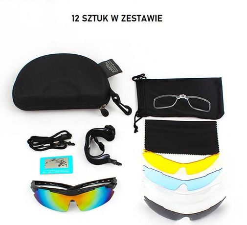 Nowe okulary sportowe - ZESTAW