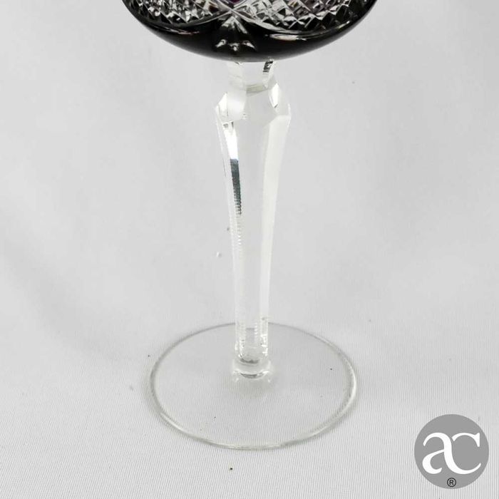 Par de Copos Cristal colorido estilo Saint Lambert