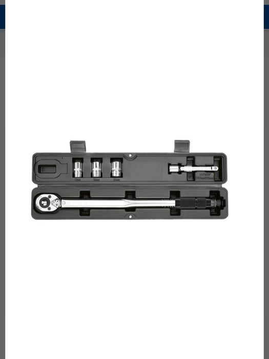 Chave dinamométrica com acessórios parkside