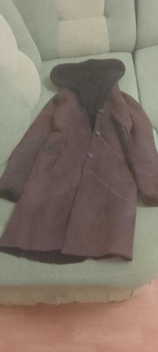 женская кожаная дубленка