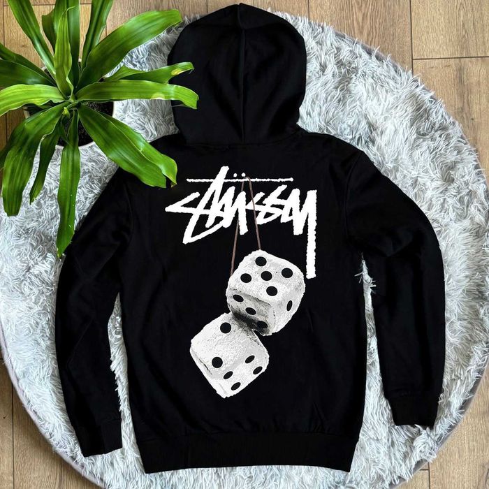 XS S M L XL — Stussy Худи Черное — Scorpion — Стусси Кофта