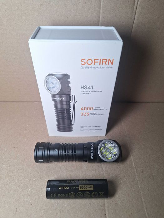 Sofirn HS41 Налобний ліхтарик Акб 21700 У Комплекті Налобный фонарь