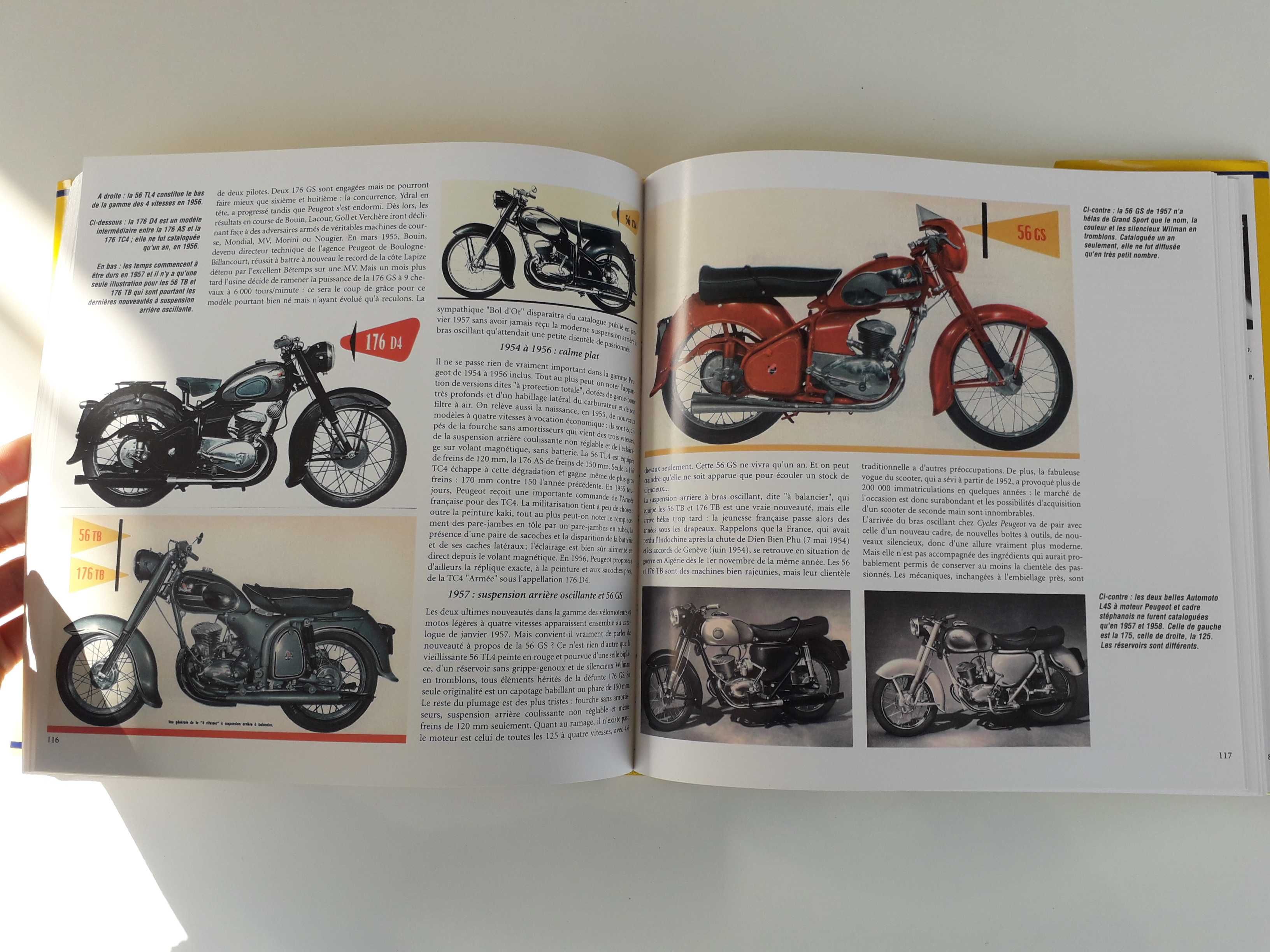 Livro motos peugeot  100 ans d'histoire 1989 / 1998