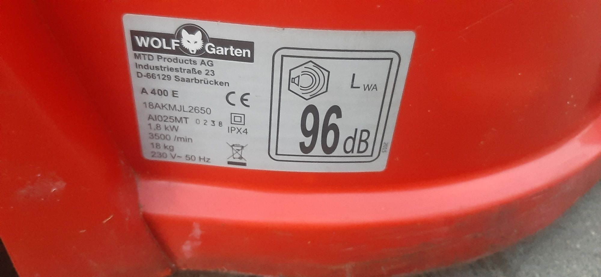 Kosiarka elektryczna WOLF-Garten A 400E