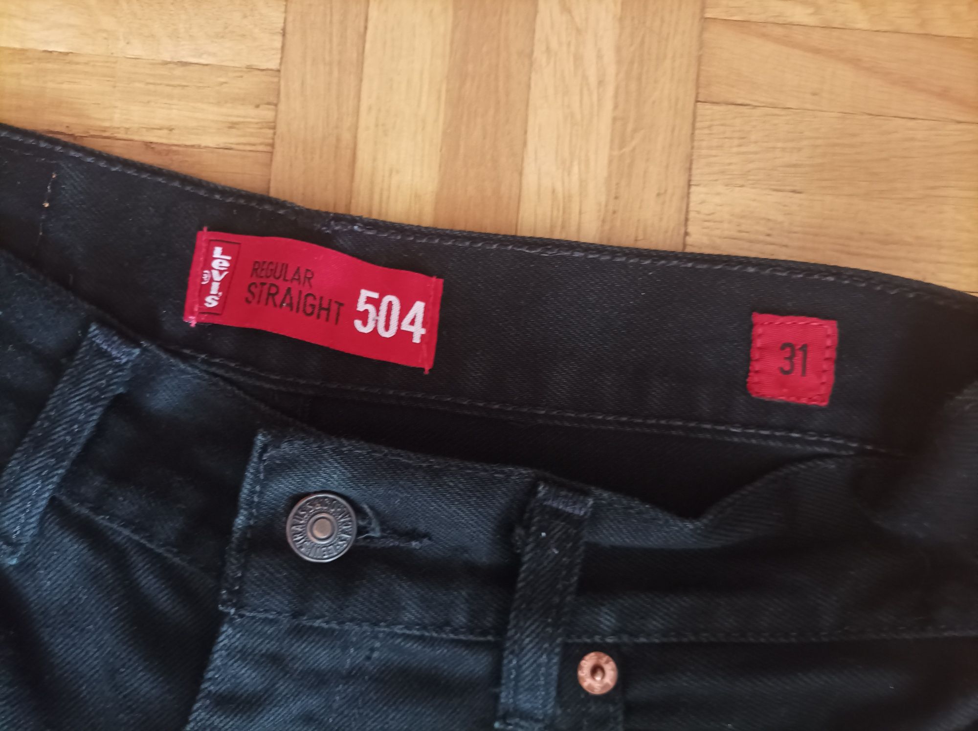 Spodnie jeansowe męskie Levi's 504 regular straight