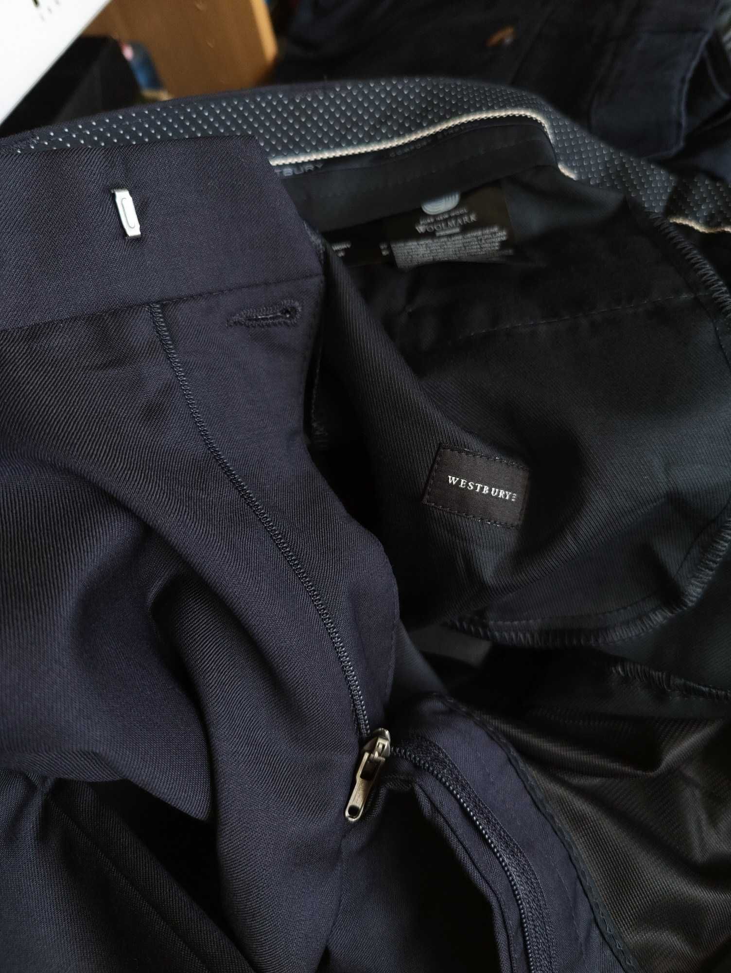 Джинсы брюки Marzotto wool trousers by Westbury Germany w40 navy.