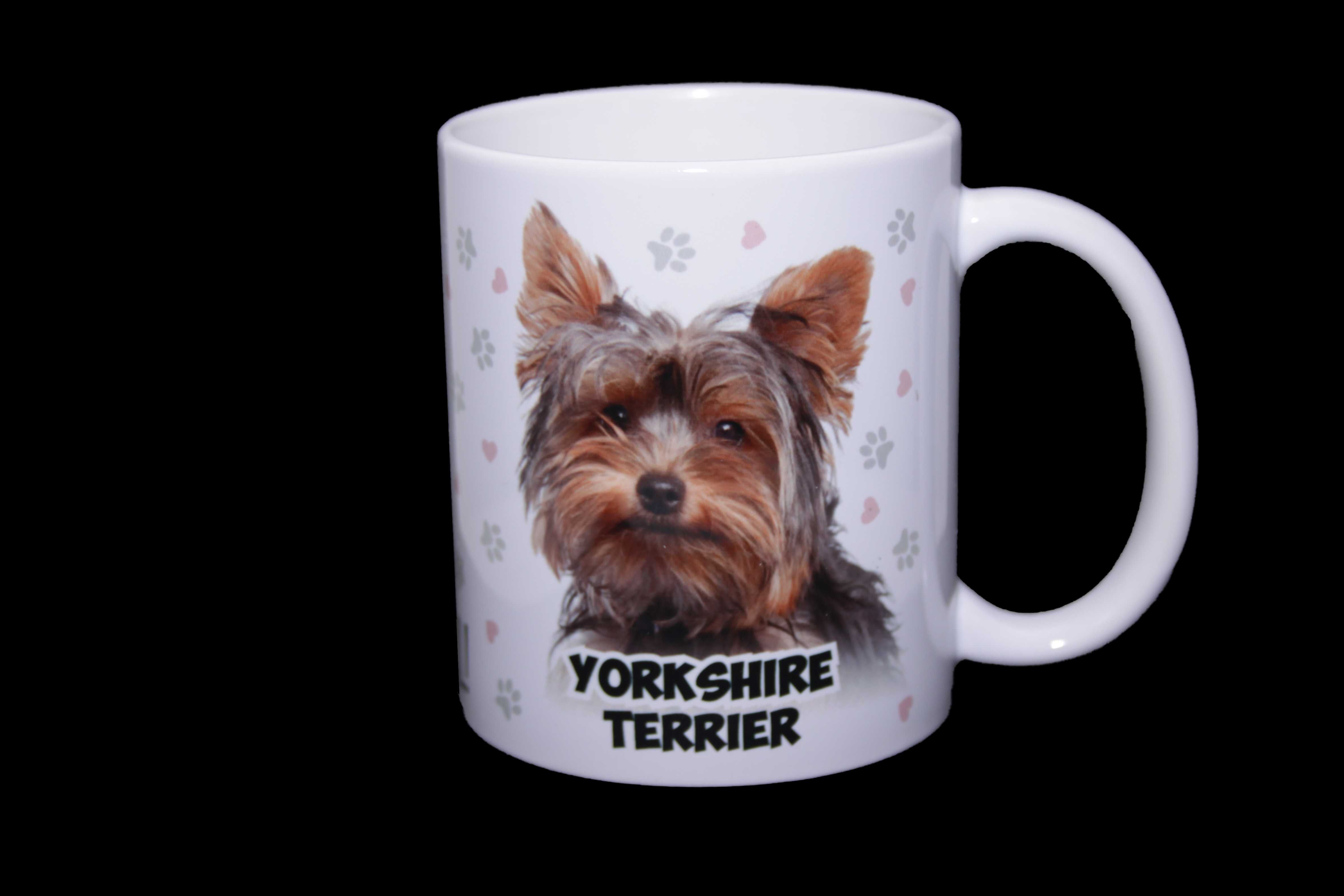 Kubek z psem yorkshire terrier śmieszny tekst prezent