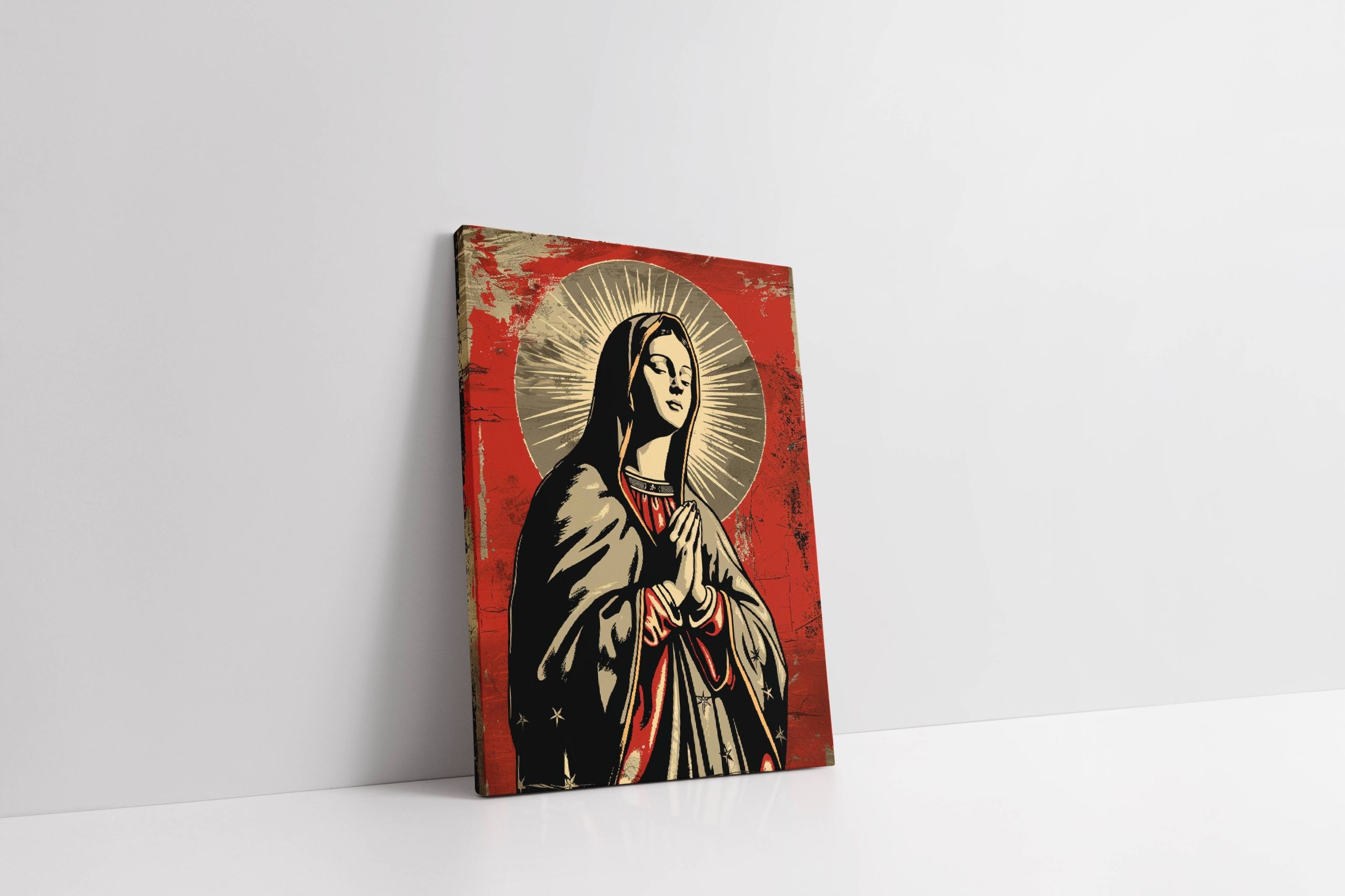 Obraz na płótnie "Ikona Matki Boskiej Maryi"  45x60 cm