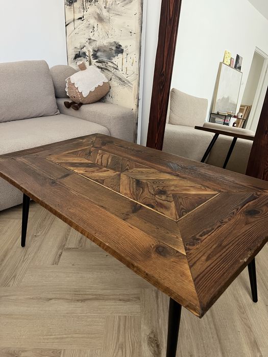 Stolik kawowy stare deski mebel z hostorią stolik do salonu