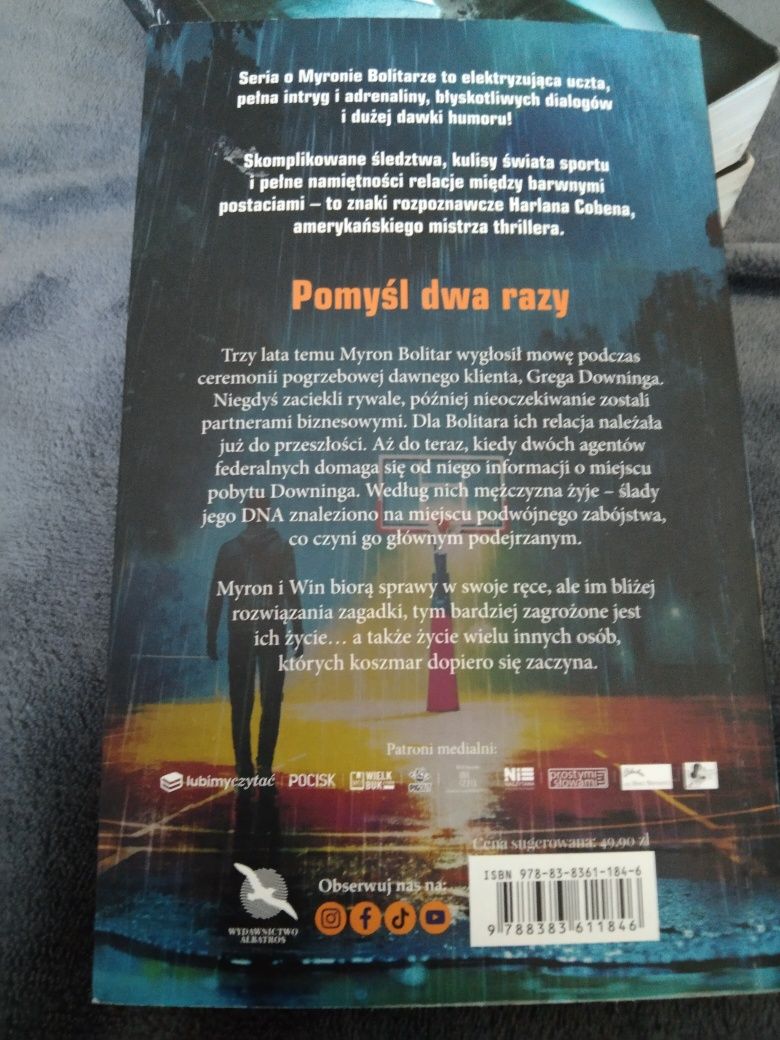 Pomyśl dwa razy Harlan Cohen książka