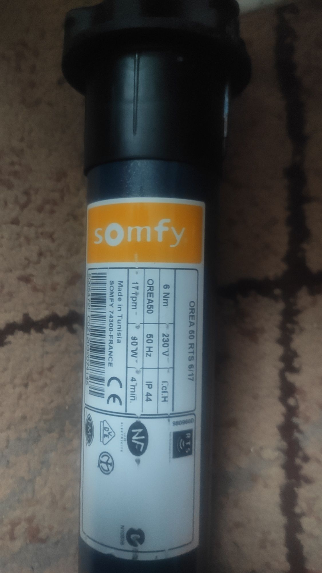 Slinik Somfy Orea rts 50 6/17