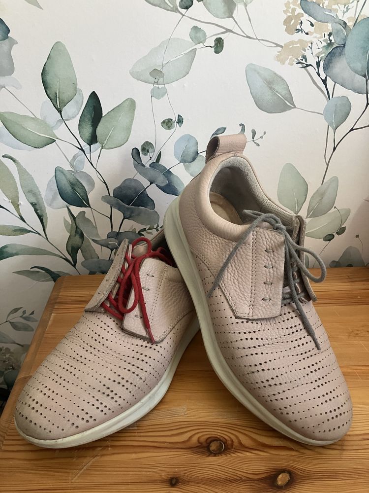Sneakersy Ecco damskie beżowe buty roz.37