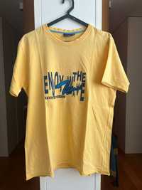 T-shirt em tons amarelo homem estampada da Tiffosi tamanho S