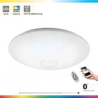 Plafon okrągły Eglo 33271 lampa 1x35W LED RGB sterowany telefonem
