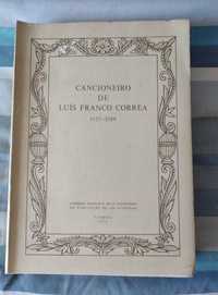 Cancioneiro de Luis Franco Correa 1557 a 1589