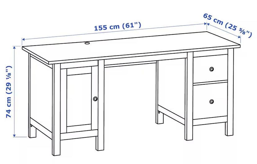 Secretária HEMNES Branca