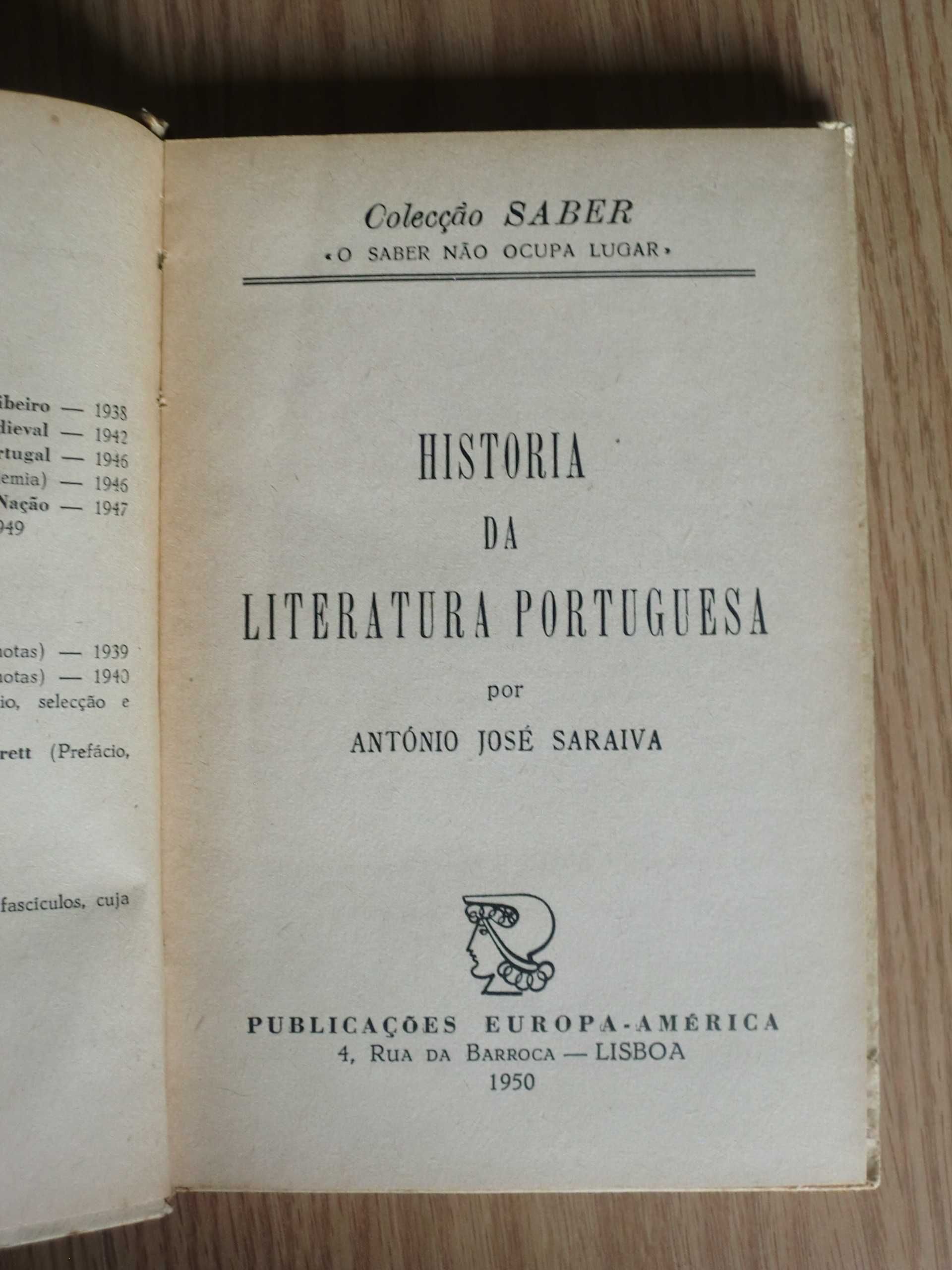 História da Literatura Portuguesa
de António José Saraiva