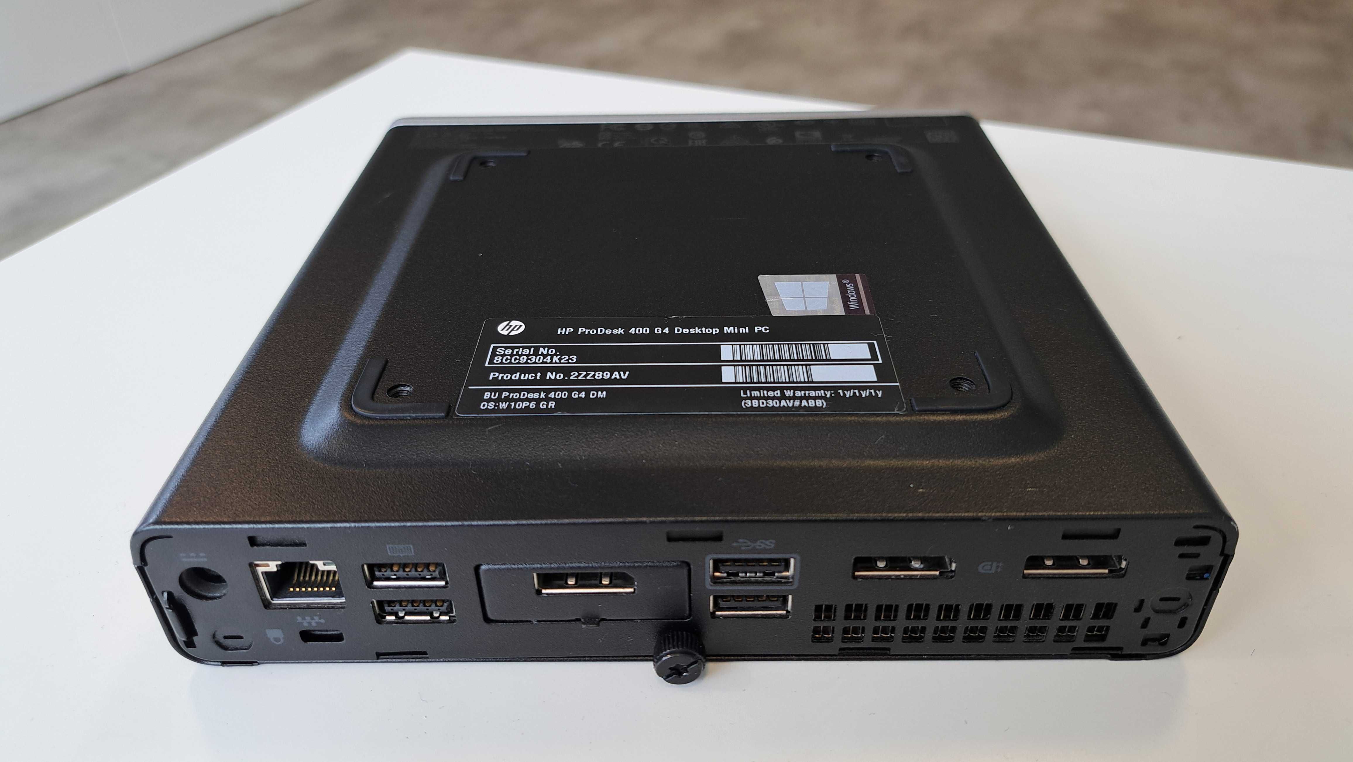Komputer HP ProDesk 400 G4 i3-8g 16GB 256SSD DisplayPort Audio Win11