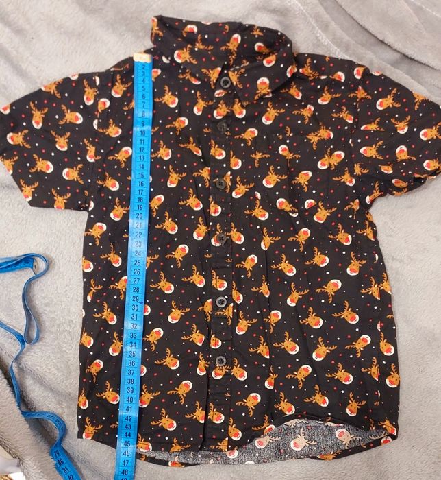 Новогодний свитер на мальчика 116/122