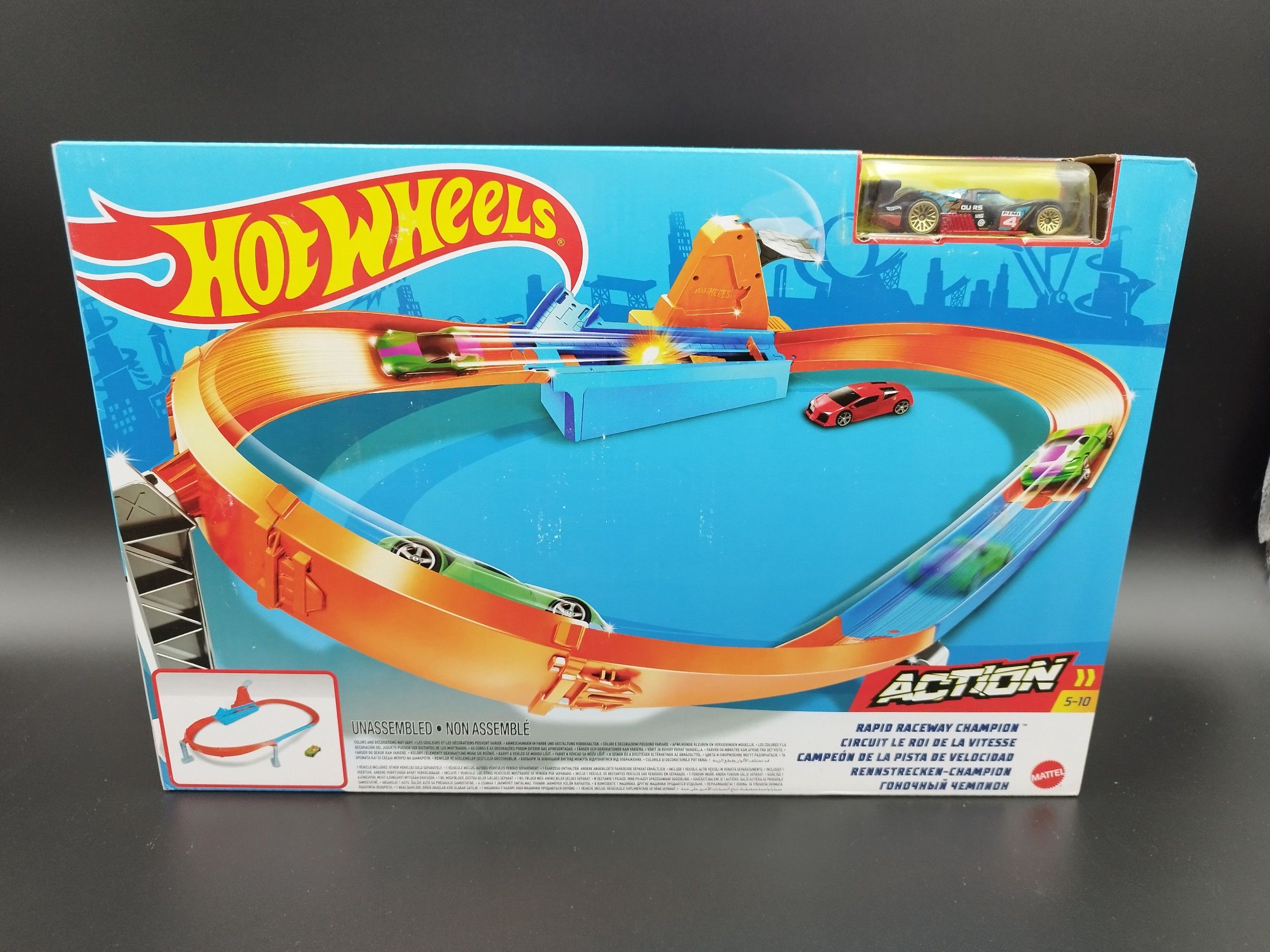 Hot Wheels Action  tor wyścigowy rywalizacja mistrzów + model