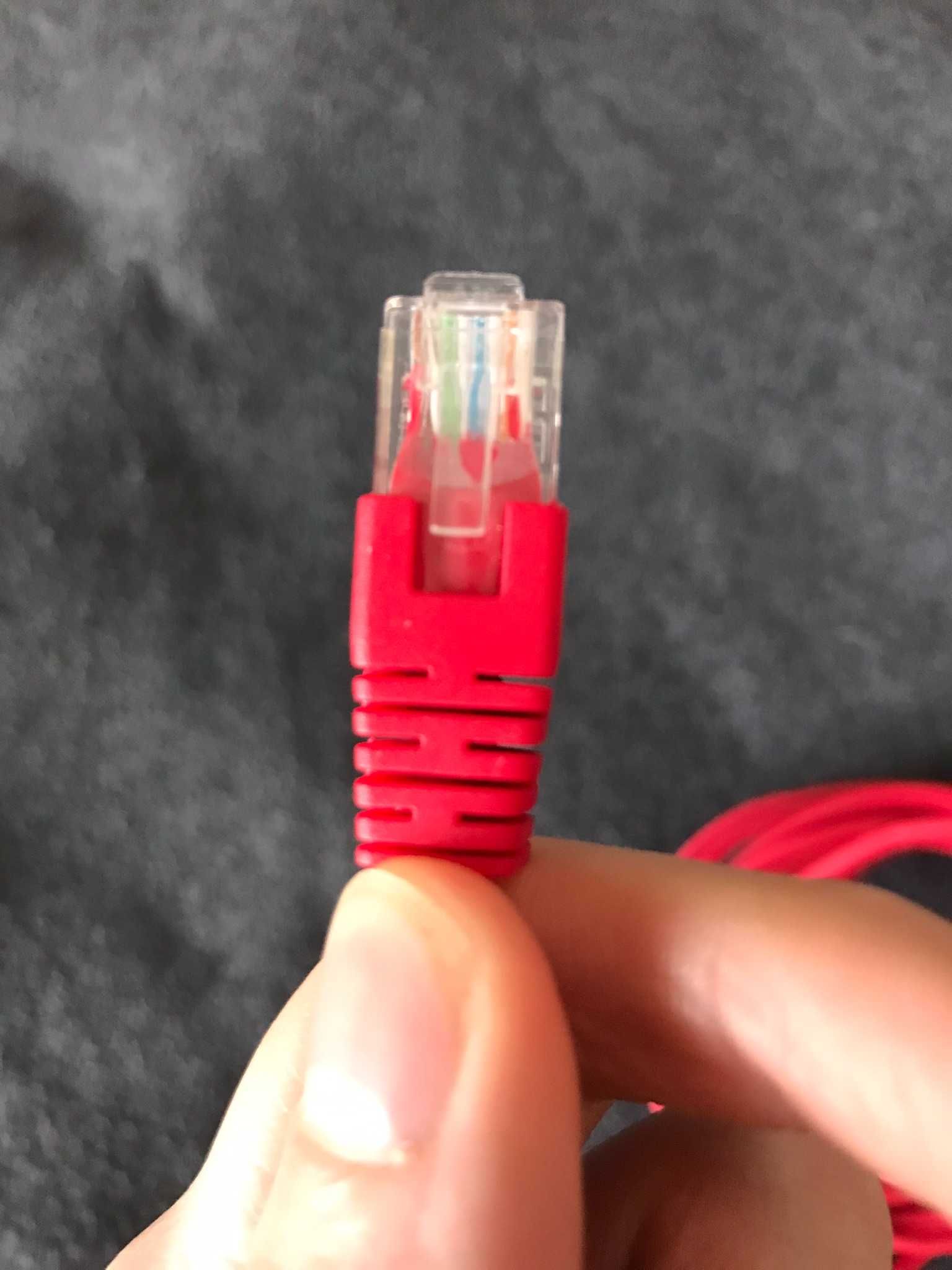 Kabel UTP Kat. 5e - 3 metry - uszkodzony jeden zatrzask