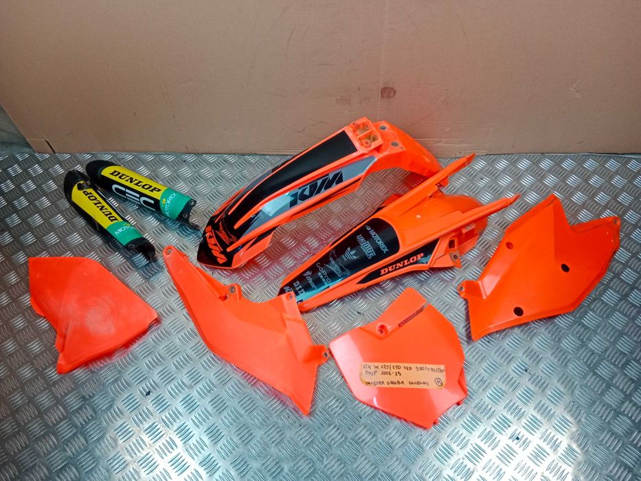 KTM EX 300 TPI 350 SX 250 EXCF 450 Okleina Gruba Owiewki Błotnik Boki