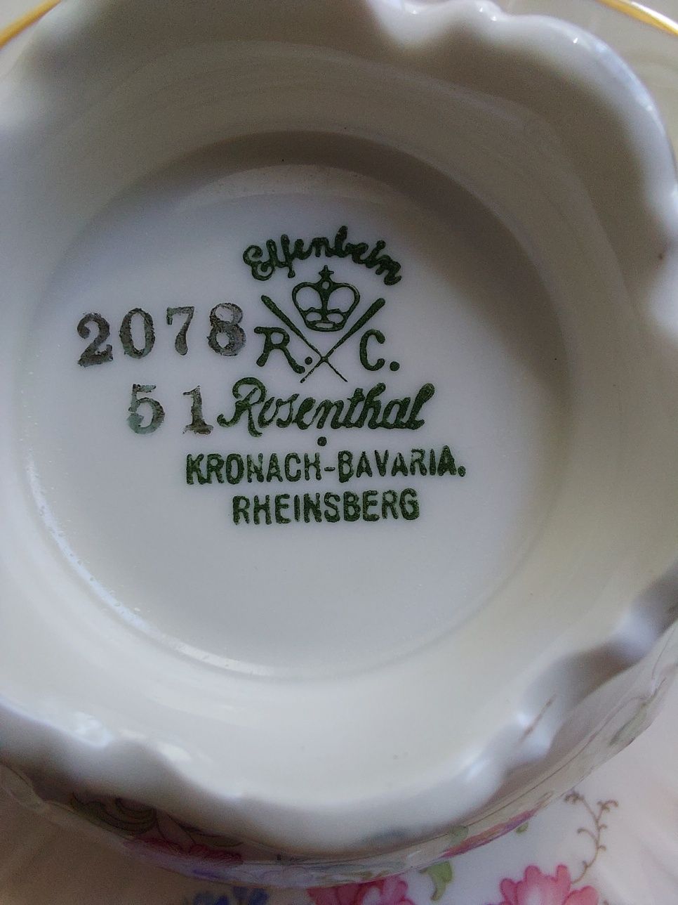 Trio , zestaw śniadaniowy Rosenthal  elfenbein rheinsberg