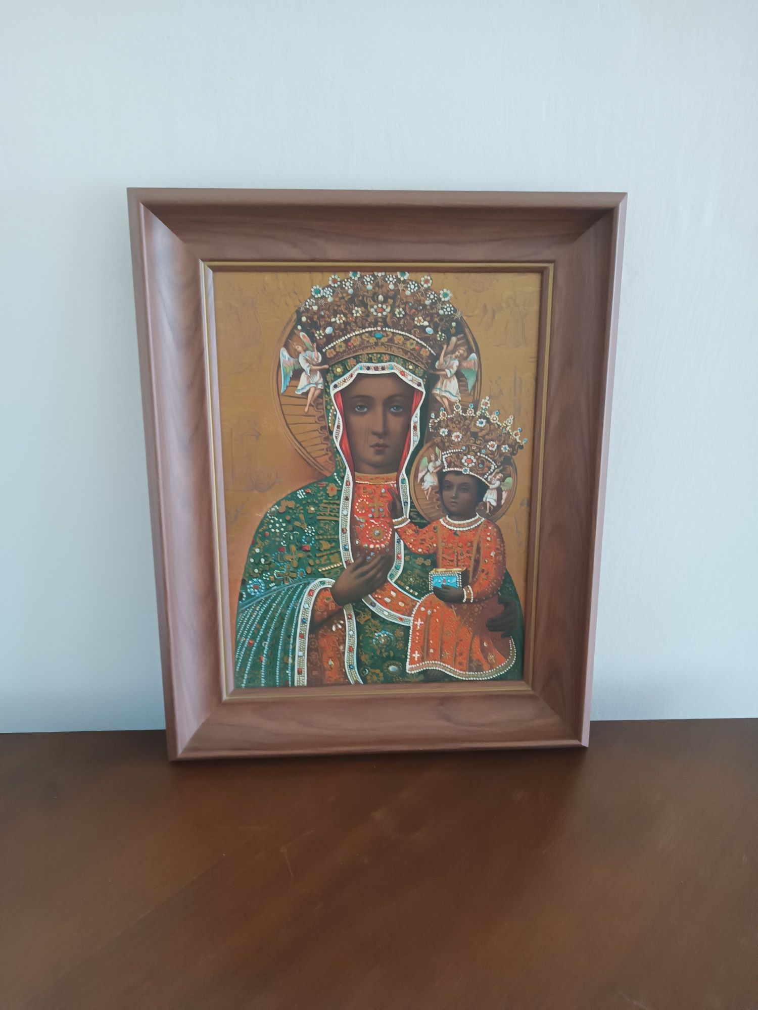 Obraz z matką boską i Dzieciątkiem 40 x 50