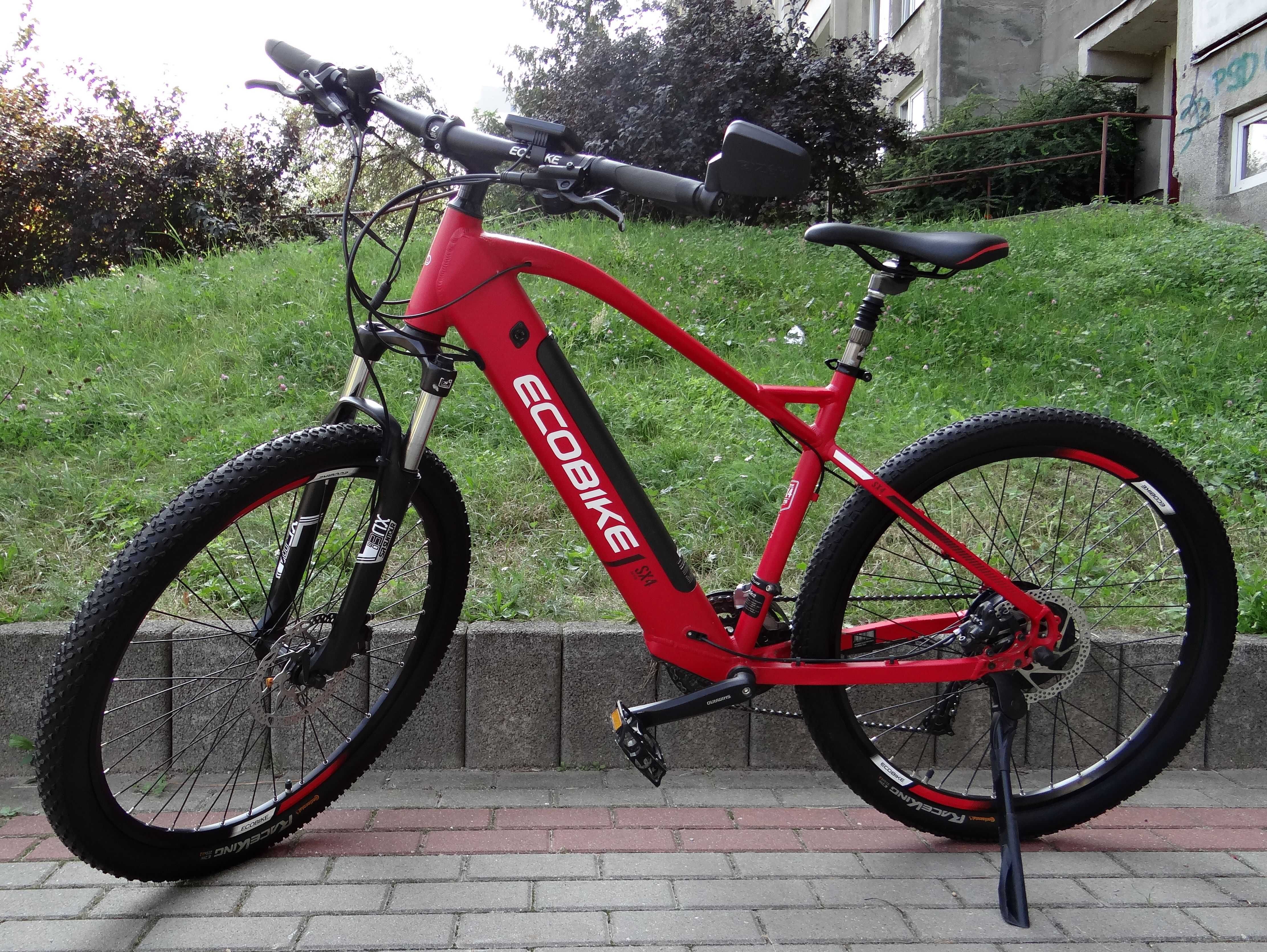 Rower elektryczny ECOBIKE SX4 250W bateria LG góral wszechstronny