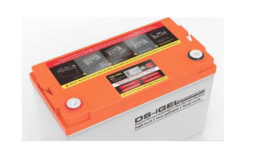 Гелевый аккумулятор Weekender DS 100Ah 12V с дисплеем 30.5 кг