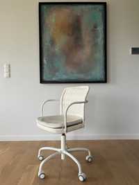 Krzesło biurowe obrotowe Ikea Gregor białe