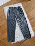 Vintage XL 42 spodnie materiałowe wysoki stan marchewy na Święta sylwe