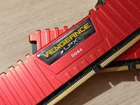 Pamięć RAM CORSAIR Vengeance LPX DDR4 16GB (2×8GB) 3200MHz – Czerwony