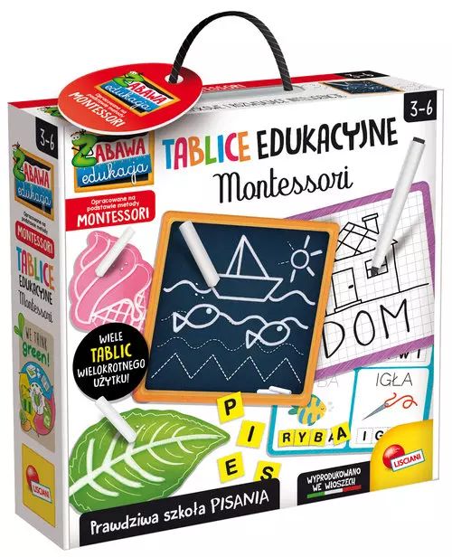 Montessori Tablice edukacyjne. Lisciani