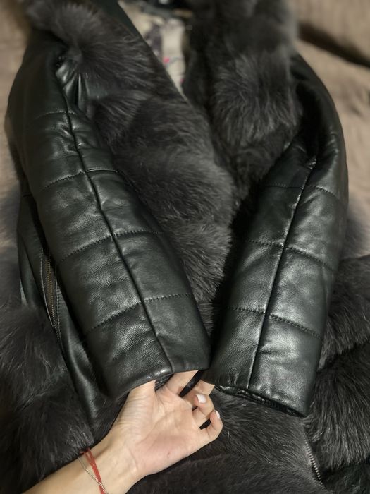 Мехова шуба.Трансформер жилетка