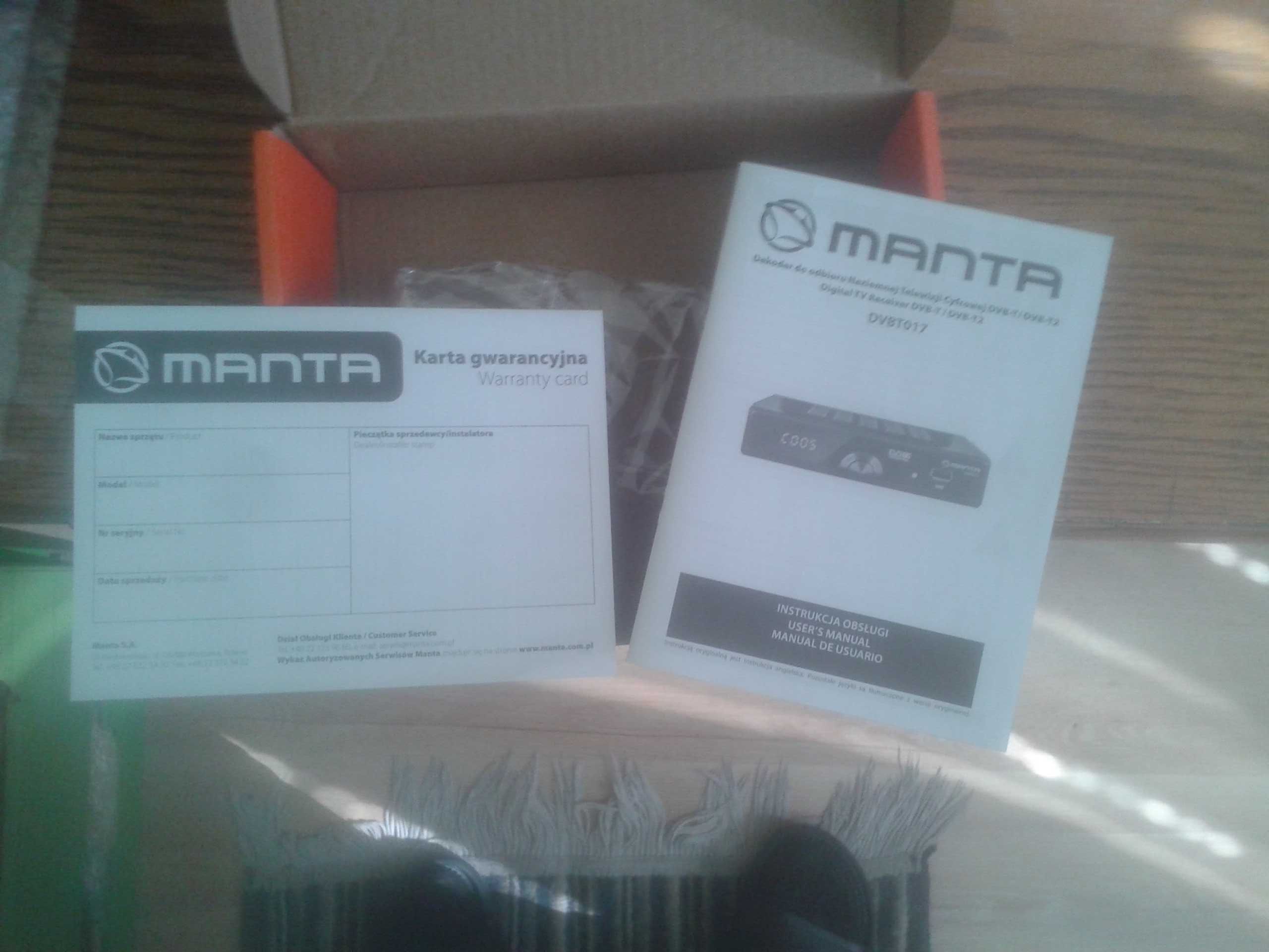 Dekoder Manta DVBT017