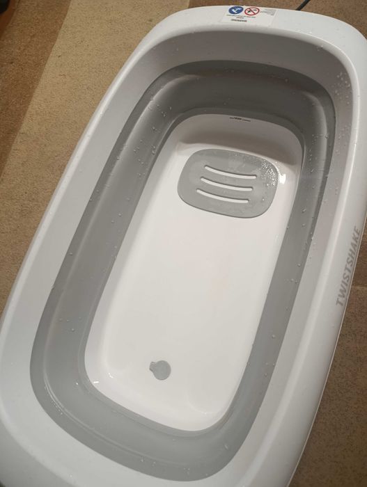 Ванна Twistshake Pastel Grey розкладна