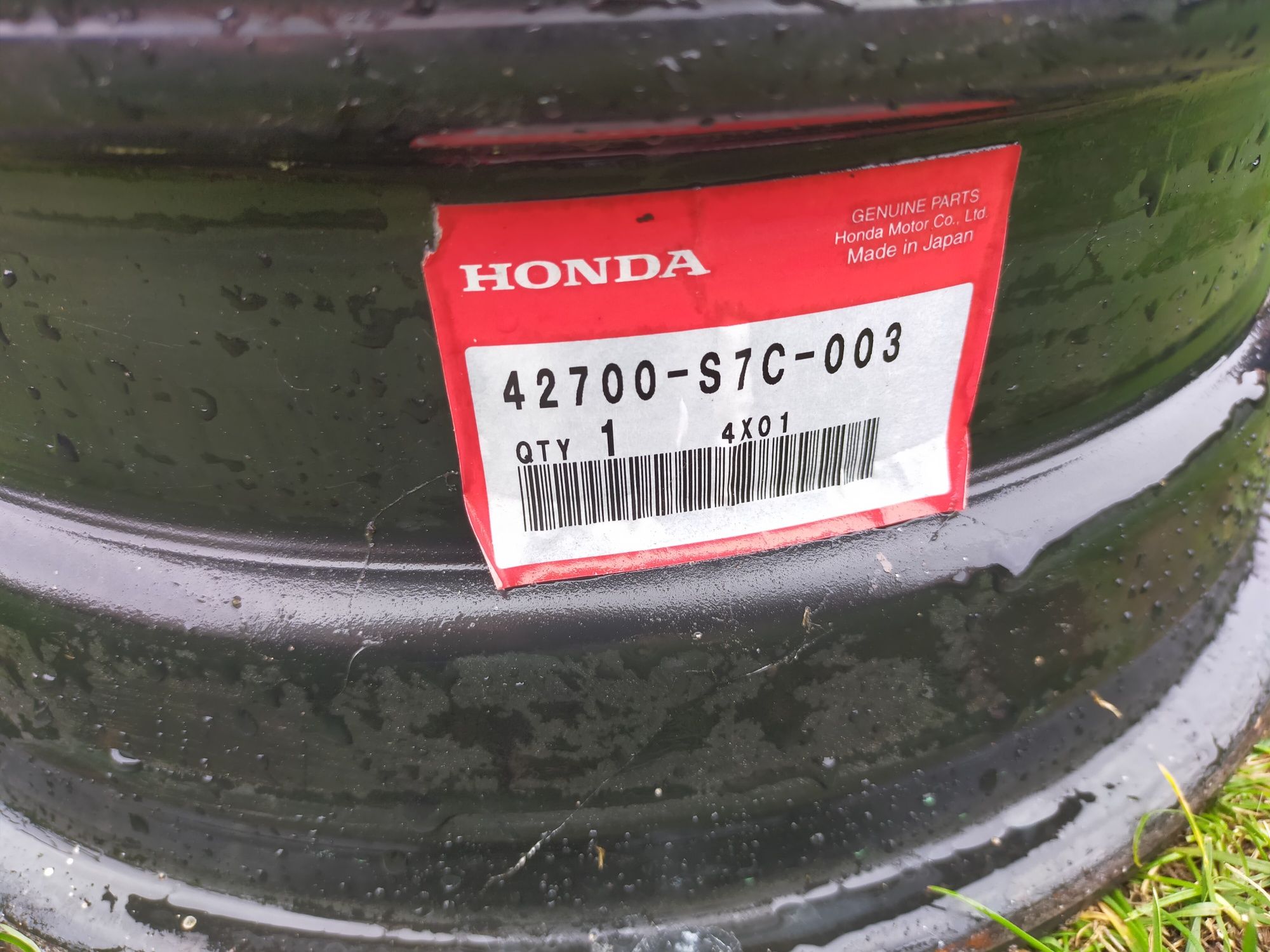Oryginalne felgi stalowe 5 x 114.3 do Honda 15 cali - zestaw 4 szt